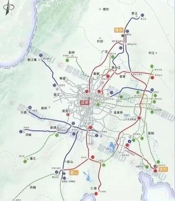 百丽官方网站入口:成都铁路枢纽规划图（2016-2030年）