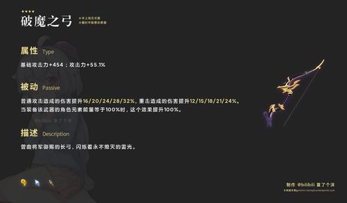 原神破魔之弓武器数据怎么样,破魔之弓武器数据一览