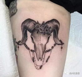 Tattoo 纹身素材 十二星座之白羊座