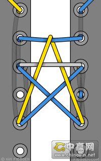 求寄星星鞋带的方法 求图片回答谢谢