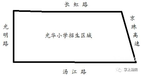 2021年汤阴县城区小学招生区域划分方案公示