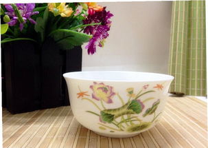 彩色陶瓷碗养花