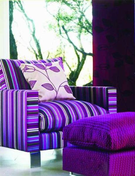 中式紫色沙发