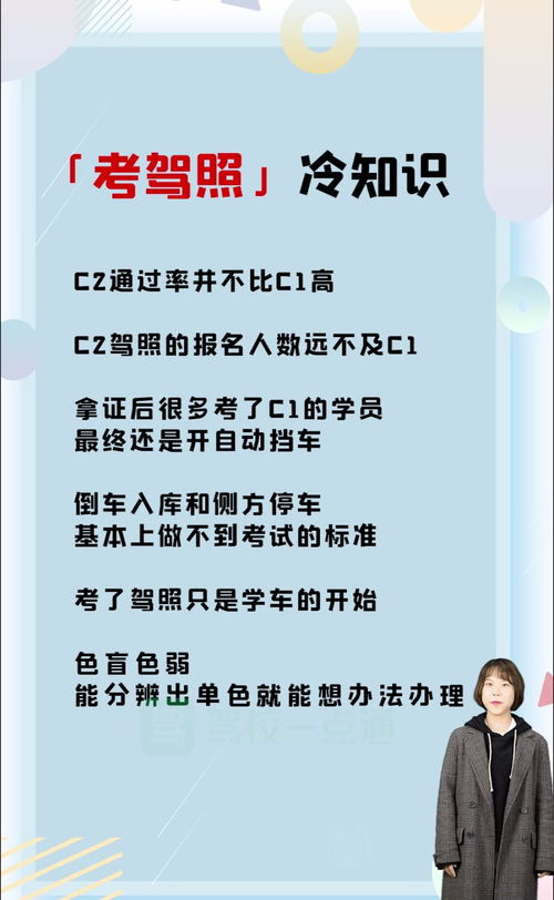 考驾照的这些冷知识大家来看看呀 