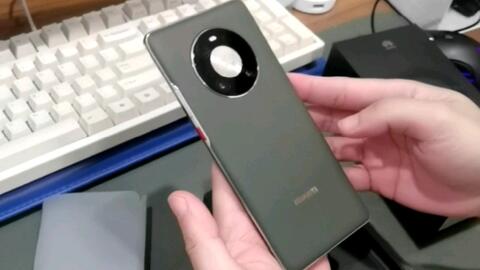 这个颜色太好看 手机壳可以不要了华为HUAWEI Mate 40pro 夏日胡杨 开箱视频