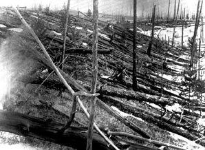历史上1908年6月30日 通古斯因陨星坠落发生大爆炸 