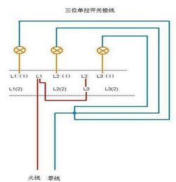 单开单控开关怎么接线,单开单控开关接线