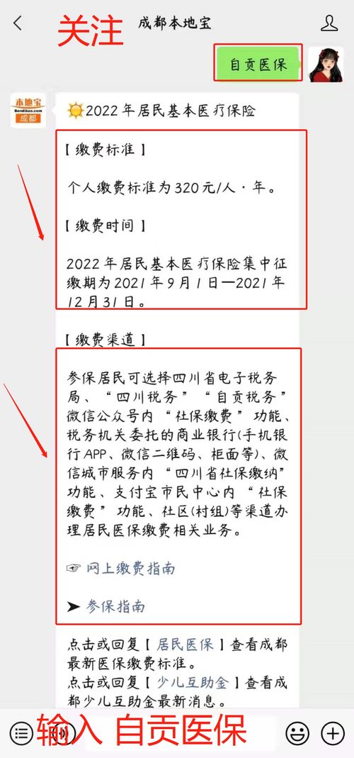 2022年居民医保怎么交费？