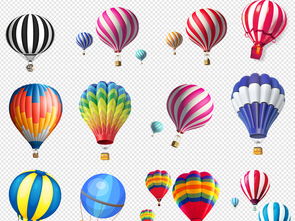 热气球素材彩色气球五彩热气球卡通图片 模板下载 11.70MB 其他大全 其他 