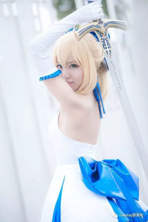 cos Saber TYPE MOON10周年白礼服