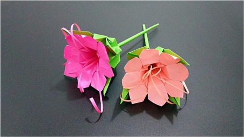 最新的花朵花捧DIY折纸,简单漂亮步骤一点也不难,都能学得会 
