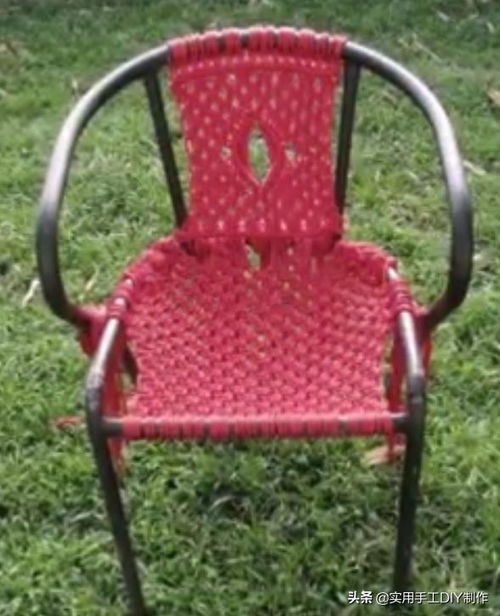 编绳作品 50款漂亮的macrame绳编阳台椅子,很有创意