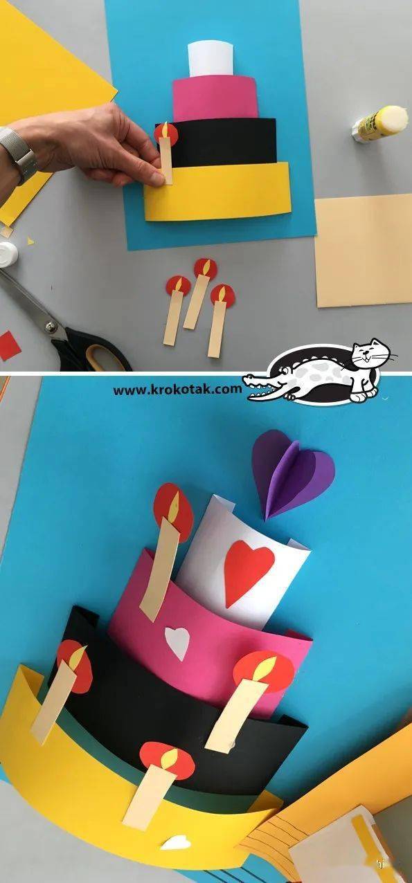 7种 爱心主题,纸艺小手工教程合集 带着娃娃来玩纸