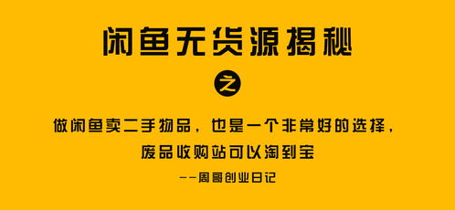 做闲鱼卖二手物品,也是一个非常好的选择,废品收购站可以淘到宝 