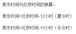 美国东部时间周二上午九点 是国内周几的几点？