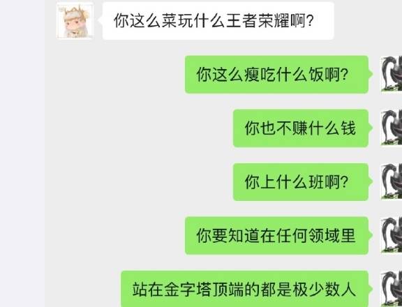 王者荣耀 玩家被朋友喷菜,一番话回击,网友看后直言自己惭愧