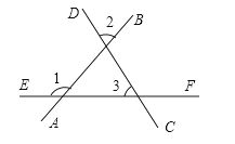 如图, 1和 2是哪两条直线被哪一条直线所截形成的 它们是什么角 1和 3是哪两条直线被哪一条直线所截形成的 它们是什么角 