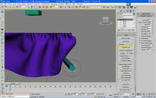 哪位高手能给个3DMAX做幕布拉开的动画教程啊 或者告诉我布拎成节后张开的动画也行啊 