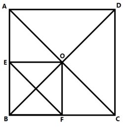 已知正方形ABCD的对角线交于O点,OE垂直OF,AE=4,CF=3,求EF.