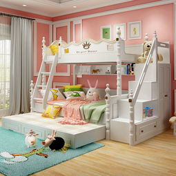 家里空间小,两个小孩怎么睡 上下床又方便又节省空间 