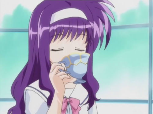 紫色的长发日本动漫少女图片 最好有来自哪个漫画的名字 阿里噶多 