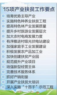 河北省15项产业扶贫措施助力脱贫攻坚