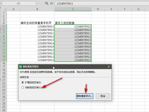 WPS 表格 怎么清除重复，wps表格怎么清除重复内容 留一个