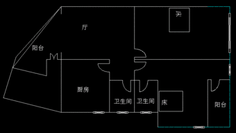 床头靠在卫生间的墙好吗 