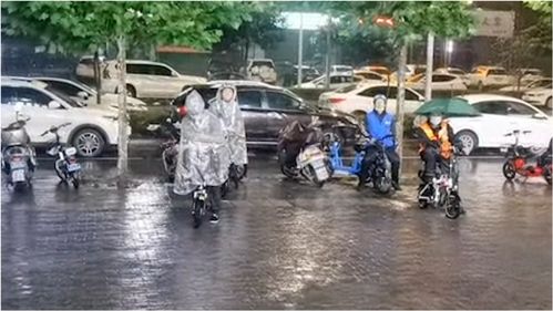 代驾小哥店外等客遇暴雨,老板邀3次才愿进门 怕身上湿影响生意 