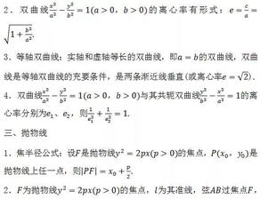 公式大全 初中数学几何公式 高中数学所有公式大总结