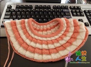 儿童彩条毛衣怎样编织,三种颜色的彩条毛衣的织法