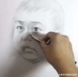 抖音一副素描作品爆火了, 整个过程看完后 网友 看的眼泪掉下来