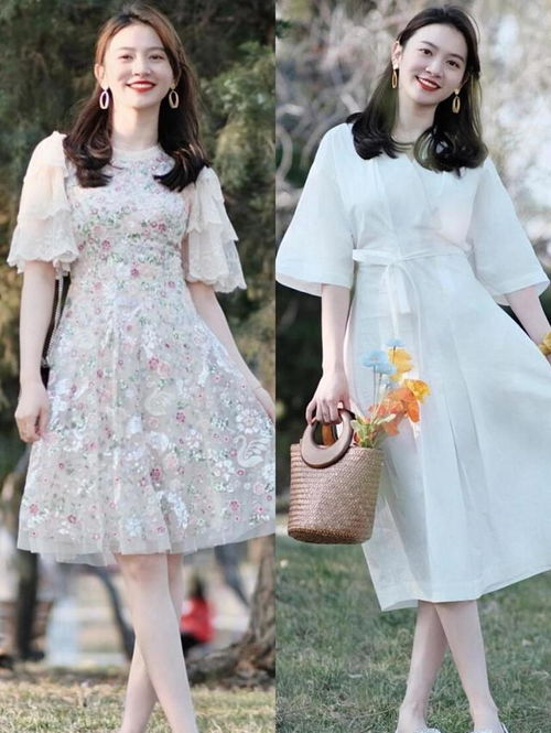 春夏的 连衣裙 穿搭建议,好看的颜色和材质,都给你选好了