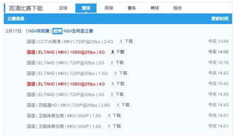 nba比赛视频迅雷下载地址