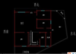 坐坤向艮兼未丑的房屋这样布局可以吗 