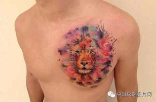 纹身素材 lion狮子 