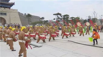 陕西省第七届少数民族传统体育运动会 雅韵韩城 盛世迎宾 入城仪式有序彩排