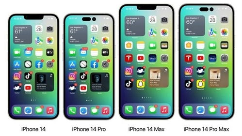 差别还是很大的 一张图看懂四款新iPhone 14的规格 