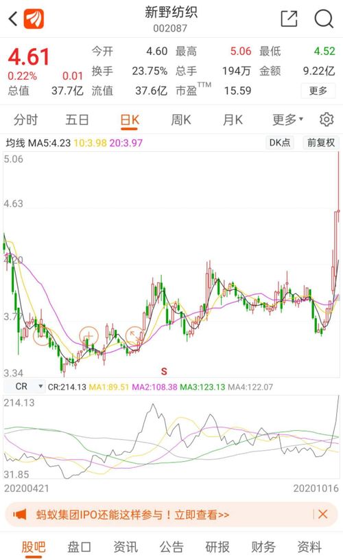 请问一下，现价是6.04的纺织股是什么股