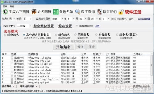 宝贝生辰八字取名字软件大全 专业生辰八字起名软件生辰八字取名软件 2014.3免费版下载 