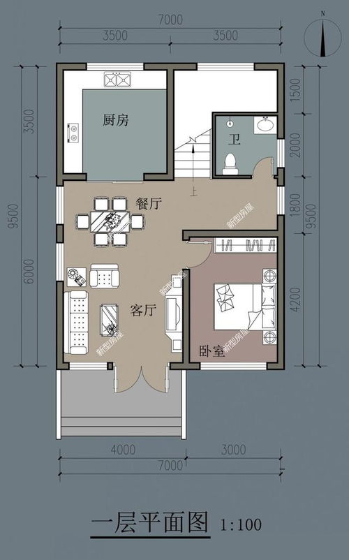 农村自建房,长11米,宽7.7米的宅基地怎么设计比较好