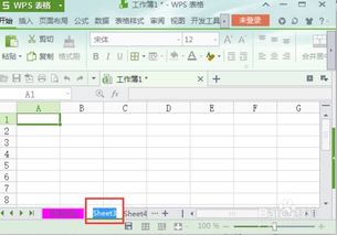 WPS表格中怎样给工作表标签取名 