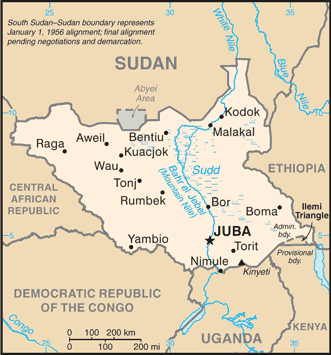 南苏丹和苏丹已经完全不是一个国家了吗 如果是谁有苏丹最新地图 