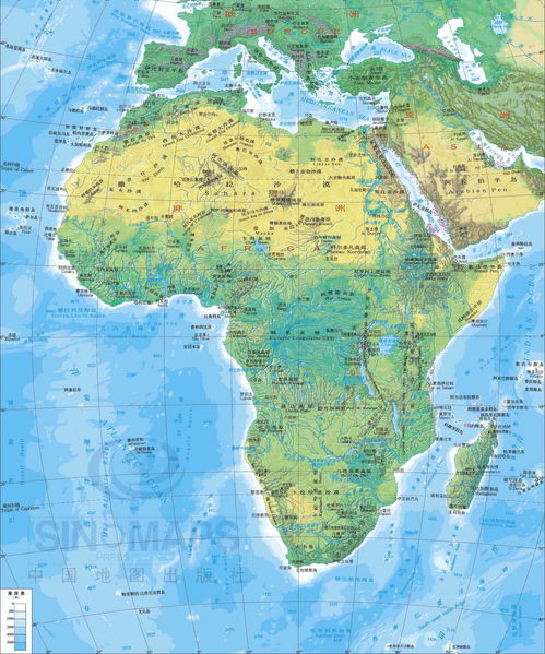 非洲地图高清全图,非洲的地理。
