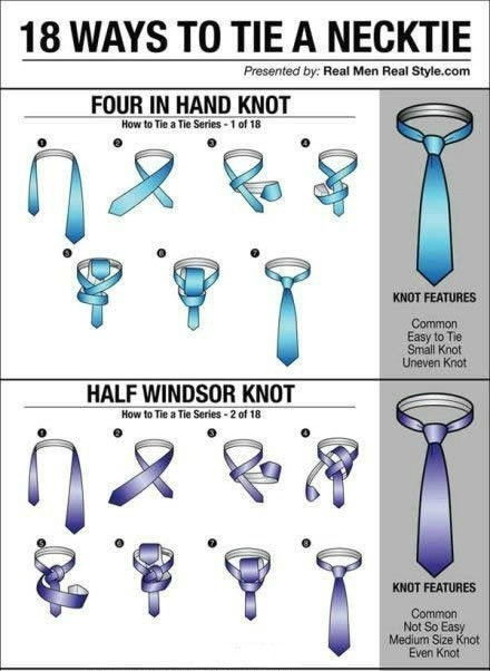 最简单的领带打法图解 18种系领带方法分分钟get
