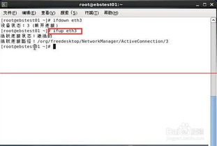 linux重启指定网卡,如何在Liux系统中重启指定网卡