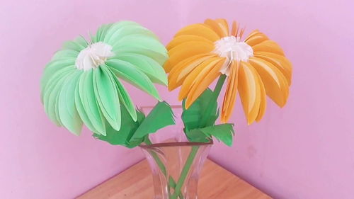 可爱漂亮的伞花花束制作 
