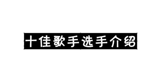 我的名字 是十佳歌手