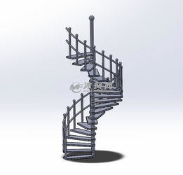旋转楼梯制作模型