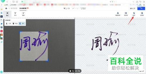 怎样把图片中的签名提取到电脑上 